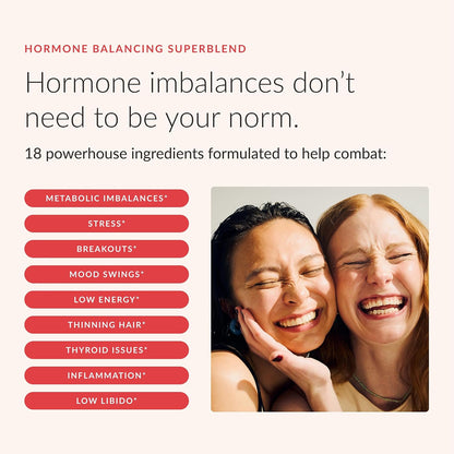 BEAM Glow Hormone Support &Cortisol Supplement for Women - DailyVitamins for Women withAshwagandha