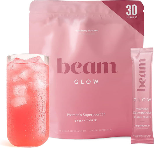 BEAM Glow Hormone Support &Cortisol Supplement for Women - DailyVitamins for Women withAshwagandha